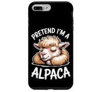 Fingi che l'alpaca dorme Divertente Alpaca Custodia per iPhone 7 Plus/8 Plus
