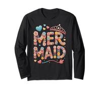 Fingi di Essere Una Sirena, Compleanno, Surf Princess Security Maglia a Manica