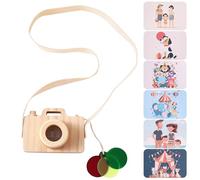 Fingi una macchina fotografica per una videocamera, una macchina fotografica giocattolo di legno per una macchina fotografica in legno finto: intendiamo che le fotocamere giocattolo sono state