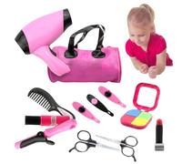 Fingta Set Di Trucco - Set Da Gioco Per Saloni Giocattoli Per Bambini | Finte Set Di Giocattoli Per Salone Di Parrucchiere | Finge Di Giocare A Ruolo Di Gioco Per Il Trucco Per Il Gioco Di Ruolo Per B