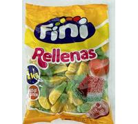 Fini 1 Kg Caramelle Gommose Banana Friz Ripiena Verde E Gialla