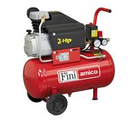 Fini Amico 24/2400 - Compressore aria elettrico monofase 2 HP - 25 lt