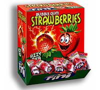 FINI BOOM GOMMA DA MASTICARE STRAWBERRY PER BAMBINI - 200 PEZZI - BUBBLE GUM