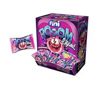 Fini Boom Liquid Gomme da Masticare Ripiene alla Fragola Box da 200 Unità