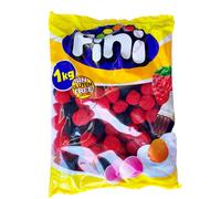 Fini - Caramelle Gommose Mora e Lamponi Senza Glutine Busta da 1 Kg