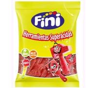 Fini Caramelle Gommose Super Acide alla Fragola, Strumento, 80 g, Confezione da 3