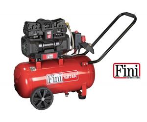 FINI COMPRESSORE ARIA SILENZIATO 24 LITRI SILTEK TB 24 8 BAR 1.5 HP 59 db(A)