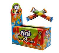 Fini Fizzy 4 Gums Macedonia Gomme da Masticare alla Frutta Espositore da 50 x 4 pezzi