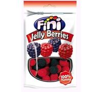 Fini Jelly Berries Bacche Gommose, Doypack da 165 g, Confezione da 3