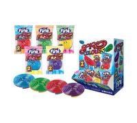 FINI SPIRO ROTELLE CARAMELLE MULTICOLORE X150 PEZZI