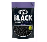 Fini The Black Liquirizia a Spirale Neri, Doypack da 180 g, Confezione da 3