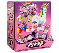 FINI Unicorn Ball Fizz Liquido Riempito Bubblegum Retro Dolci & Candy (200)