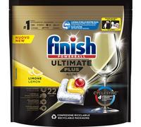4x Finish Tabs Lavastoviglie 22 Pz. Ultimate Plus Limone
