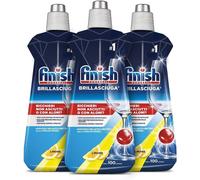 Finish Brillantante, Additivo Lavastoviglie al Limone, 500 ml (Confezione da 3)