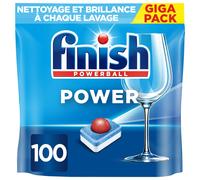 Finish Compresse per lavastoviglie Powerball All in One Max senza profumo, 10...