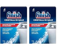 Finish Cristalli di Sale, 1 kg (Confezione da 2)
