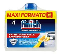 Finish Curalavastoviglie, Additivo Lavastoviglie, 2 Prodotti da 250 ml, Limone.