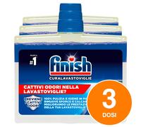 1 pz Finish CURALAVASTOVIGLIE Elimina Cattivi Odori e Calcare Nascosti 250ml