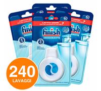 Finish Deodorante per Lavastoviglie Profumato Fresco o Limone Dosi da 60 Lavaggi