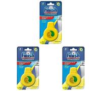 Finish Deodorante per Lavastoviglie, Profumo di Limone (Confezione da 3)