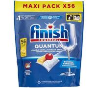 168 Tabs Finish Powerball Quantum Pastiglie per Lavastoviglie al Limone
