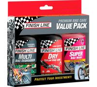 Finish Line Bicicletta Cura Valore Pacco Include Asciutto Lubrificante Ecotech