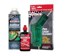 Finish Line Chain Cleaner Lube and Degreaser Combo Pack