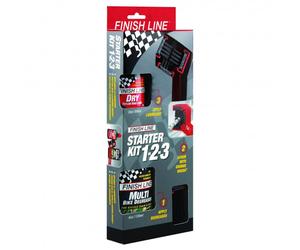 Finish Line - Starter Kit 1-2-3 Grungebrush Combo 2 - Set - Attrezzo per bicicletta 180 ml - 120 ml / 60 ml