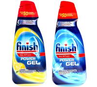 Finish Power Gel Max detergente per lavastoviglie All in One 2 x 1000 ml