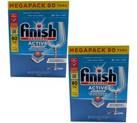 Finish Powerball Active 2 x 80 Pasticche Limone All IN 1 Lavastoviglie
