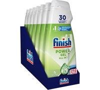 Finish Powergel 0% Detersivo Lavastoviglie 210 Lavaggi 7x30 Lavaggi Gel Liquido