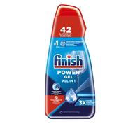 Finish Powergel Detersivo Lavastoviglie Stoviglie Protette, Gel Lavastoviglie, 42 Lavaggi