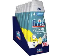 Finish Quantum + Igiene Detersivo Gel Lavastoviglie al Limone 182 Lavaggi