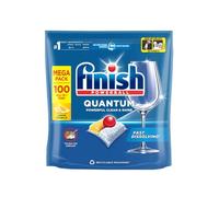 Finish Quantum Infinity Shine Pastiglie per lavastoviglie Bulk | Profumo: limone | Dimensioni: 100 pastiglie per lavastoviglie | Per Sparkling Clean (Lemon)