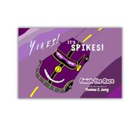 Finish the Race | Yikes! It's Spikes!