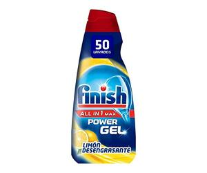 Finish Tutto in 1 Plus - Gel per lavastoviglie Limone 50 dosis Multicolore