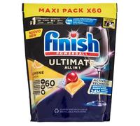 FINISH ULTIMATE ALL IN 1 al Limone Detersivo Lavastoviglie Maxi Pack - 60Caps