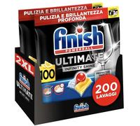 Finish Ultimate Infinity Shine Pastiglie Lavastoviglie 200 Capsule Powerball