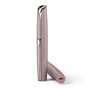 Finishing Touch Flawless 3.0 Brows, Epilatore per Sopracciglia Indolore con Specchio, Sicuro per Pelli Sensibili con Testina Ipoallergenica Placcata Oro 18 Carati, Blush