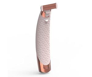 Finishing Touch Flawless Nu Razor - Epilatore, Rasoio Elettrico da Donna Ricaricabile con Testina Ipoallergenica Placcata Oro 18 Carati