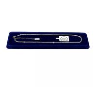 Finissima Collana Tennis da 2 a 5 mm Acciaio Girocollo Con Cristalli Zirconi