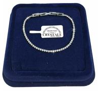 Finissimo Bracciale Tennis Acciaio Uomo Donna Braccialetto 3mm - 5mm Nero Bianco