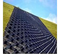 Finitrice a griglia for il controllo dell'erosione, stabilizzatore di ghiaia for lavori nel sottofondo del suolo, muri di sostegno e rete for pavimentazione del giardino(15cm high,6m x 5m)