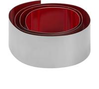Finitura Autoadesiva Acciaio Inossidabile, Battiscopa Acciaio Inox For Porta Metallo Porte Commerciale (argento, 6 X 102 Pollici)(Silver,6 x 102 Inch)