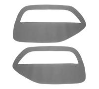 finitura Cornice Per Ford Per Mustang 2005-2009 2X Auto Porta Anteriore Bracciolo Pannello Copertura Pelle Adesivo Trim Morbida Pelle Porta Pannello Copertura della console copertura(Gray)