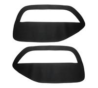 finitura Cornice Per Ford Per Mustang 2005-2009 2X Auto Porta Anteriore Bracciolo Pannello Copertura Pelle Adesivo Trim Morbida Pelle Porta Pannello Copertura della console copertura(Black)