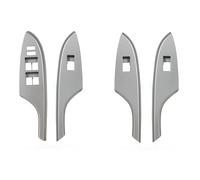 finitura Cornice Per Toyota Per Corolla 2007-2013 Guida A Sinistra Auto 4 PZ/SET Finestra Automobile Ascensore Interruttore Controllo Del Pannello Copertura Telaio della console copertura(4pcs gray)