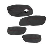 finitura Cornice Per VW Per Golf 4 Per MK4 1998-2005 Solo 3 Porte Pannello Bracciolo Portiera Auto Pelle Scamosciata Linea Rossa Rivestimento Rivestimento della console copertura