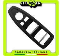 Finitura Cover Pulsantiera Guida Tasto Specchietti BMW Serie 1 3 4 NERO CROMO
