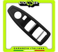 Finitura Cover Pulsantiera Rivestimento Guida BMW 1 3 4 Serie F NERA + CROMATURA